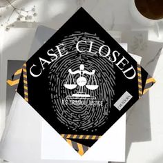 the case closed logo is on top of some papers