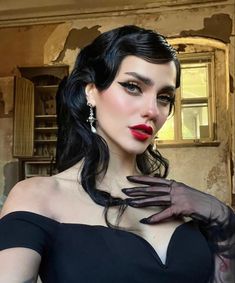 1920s Makeup, 일본 패션, Ethereal Makeup, Dark Makeup, Vintage Makeup, Makeup Makeover, Prom Makeup, Glam Makeup, Pretty Makeup