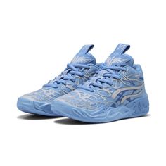 Lamelo Ball's Fourth Signature Shoe Is Set To Take Over The Basketball Universe. Breathable Mesh And 3D Printing Wrap Feet In Comfort, While An Eva Midsole And Grippy Outsole Give Kids The Confidence To Show Their Skills On The Court. Details Regular Fitlace Closurewoven Mesh Upperpuma Branding Detailspuma Little Kids: Recommended For Young Kids Between 4 And 8 Years | Lamelo Ball Shoes, Shoes For Basketball, Cool Basketball Shoes, Vb Shoes, Bball Shoes, Hoop Shoes, Bb Shoes, Blue Basketball Shoes, Best Basketball Shoes