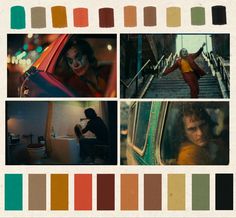 Muted grune neon color palette from the 2019 movie The Joker movieposter colorpallete cinematography joaquinphoenixjoker batman joker Joker Color Palette, Joker Dp, The Joker 2019, Neon Color Palette, Cinematography Composition, Neon Colour Palette, Joker 2019, True Autumn