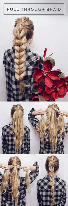 Blunt Braid Braided Hair Tutorial, Fishtail Braid, Braided Hairstyles Tutorials, Short Hairstyle, Cute Hair, Ponytail Hairstyles, Gorgeous Hair, Trendy Hairstyles