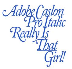 the words adobe cason, pro - italian really is that girl