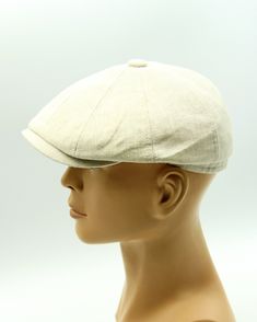 Summer is just around the corner, and it's time to get a luxurious, stylish sun accessory. Our design team presents you a summer linen cap made of natural materials, which will not only look great with any way, but also cover your face and head from sunlight. In such a summer headdress, any man will feel his confidence and masculinity, and a fashionable cap will diversify your style making it the most fashionable. The masters picked up a material of luxurious quality, so the men's cap has excell Mens Hats Vintage, Gatsby Hat, Tweed Hat, Branded Caps, Baker Boy Cap, Baker Boy Hat, Summer Cap, Baker Boy, Retro Men