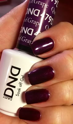 Dnd Queen Of Grape, Queen Of Grape Nail Polish, Popular Dnd Nail Colors, Dnd Gel Polish Colors Dark, Dnd Nails Gel Polish, Dnd Purple Gel Polish, Dnd Purple, Dnc Nail Colors Gel, Dnd Gel Polish Colors Winter