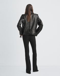 Buy the Dallas Leather Moto Jacket at rag & bone. Free Shipping in the US. Classic Motorcycle, Classic Motorcycles, Leather Moto, Leather Moto Jacket, Women's Coats & Jackets, Athletic Fits, Moto Jacket, Flare Pants, Fashion Advice