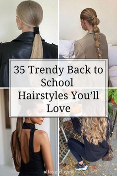 Cute High School Hairstyles, School Hairstyles Braids, Back To School Hairstyles Braids, Hairstyles Braids Easy, Braids Easy Hairstyles, Cute Back To School Hairstyles, Easy Back To School Hairstyles, Braids Easy