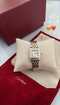 Cartier Watch Aesthetic, Cartier Watches Women, Next Luxury, Pretty Watches, Luxury Look, Watches For Sale, Vintage Watches Women, Expensive Jewelry Luxury, Luxe Jewelry