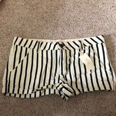 Forever 21 Premium Denim Shorts, Size 28. Cream And Black Striped . 100% Cotton. Nwt Forever 21 Summer Cotton Shorts, Distressed High Waisted Shorts, Aztec Shorts, Studded Shorts, Sports Bra Set, Dressy Shorts, Chiffon Shorts, Cream Shorts, White Denim Shorts