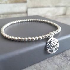 Tree of life bracelet Wish bracelet Wish bracelet friends | Etsy Silver Jubilee Stretch Bracelet As Gift, Silver Spiritual Bracelets, Spiritual Silver Bracelet Gift, Silver Spiritual Bracelet For Gifting, Nickel Free Stretch Bracelet Gift, Silver Beaded Christmas Bracelets As Gifts, Silver Beaded Christmas Gift Bracelets, Silver Beaded Bracelets For Christmas Gift, Handmade Silver Friendship Bracelets For Birthday