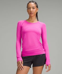 Go ahead, get sweaty. The Swiftly Tech collection, powered by seamless construction, is the ultimate gear for running and training. Lululemon Swiftly Tech Long Sleeve Grey, Lululemon Swiftly Tech Shirt, Lululemon Swiftly Tech Longsleeve, Swiftly Tech Long Sleeve Shirt 2.0 Race Length, Lululemon Swiftly Tech Long Sleeve, Womens Long Sleeve Shirts, Hip Length, Shirt Outfit, Tank Shirt