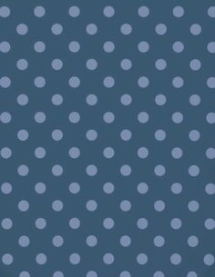 a blue polka dot wallpaper with white dots