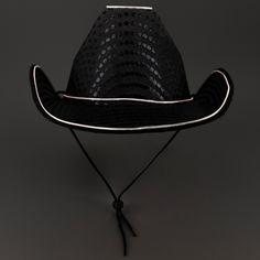 Black color is liked by all and you are sure to find a lot of accessories in black color however they are not as cool as the EL wire cowboy / cowgirl hats in black color. The lighted hats come with contrasting EL wire and black colored sequins which ensure that the glow in the dark hats are visible even from a distance and you are able to stand out in a crowd. The trendy, funny, crazy & cute sequined cowboy / cowgirl hat is unisex and comfortable to wear and you can make the best of the products