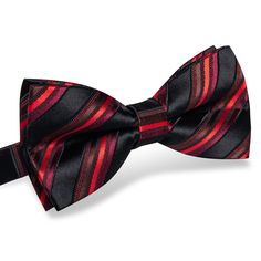 Pre-Tied Bow Tie: The bowtie is easy to wear and take off. It can quickly make your suit or tuxedo more elegant on formal occasions such as wedding, prom, party, dating, Bussiness, ceremony Bowties Size: Dimensions: 4.72''(W)×2.36''(H). YourTies bow tie with an adjustable strap to fit up from 8.0"-20.0" neck. Suitable for most men and older boys High Quality: Bow ties for men are made from 1400 stitches woven jacquard silk fabric, soft, textured and comfortable Classic Design: Men's silk bowtie Dapper Butterfly Knot Bow Tie For Black-tie Events, Black Bow Tie With Butterfly Knot For Business, Butterfly Knot Bow For Black-tie Events, Black Butterfly Knot Bow Tie For Business, Dapper Butterfly Knot Bow For Party, Elegant Bow With Butterfly Knot For Black-tie Events, Classic Bow With Butterfly Knot For Party, Classic Butterfly Knot Bow For Party, Classic Party Bow With Butterfly Knot