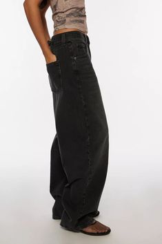 BDG Logan Buckle Baggy Boyfriend Jean | Urban Outfitters Super Baggy Jeans, Buckle Jeans, Men's Shoes Accessories, I Need More, Boyfriend Jean, Women Men Shoes, Boyfriend Fit, Black Fits, Baggy Jeans