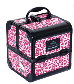 Sanrio Hello Kitty x Impressions Slay Cube Pink Leopard Travel Makeup Case New!. New hard to find. This is the ultimate gift for any Hello Kitty fan & makeup lover. Ships same or next day from Boston. The holidays are just around the corner. Impressions Vanity Hello Kitty Slaycube Makeup Travel Case with durable outer, Makeup Organizer Case in Portable size with 2 Extendable trays and Flip top mirror. The most loveable SlayCube has just arrived featuring the iconic Hello Kitty. Take this precious piece with you on all your exciting travels. Hello, kitty accessories come with a durable case construction. Built with a durable outer case to protect your most fabulous beauty items. Makeup bags for women are available in Pink Animal or White/Pink All Overprint. This elegant travel case is a por Vanity Hello Kitty, Makeup Case Organization, Kitty Accessories, Impressions Vanity, Makeup Travel Case, Pink Animals, Makeup Travel, Makeup Organizer, Makeup Bags