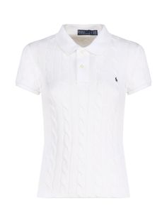 White Braided Polo from Polo Ralph Lauren -Braid motif -Closure with two buttons -Classic collar -Colour: White -100% Cotton Ralph Lauren Polo Shirt Outfit Women's, Polo Shirt Outfit Women's, Polo For Women, Polo Shirt Outfits, Polo Ralph Lauren Women, 2024 Christmas, Ralph Lauren Women, Ralph Lauren Polo Shirts, White Polo