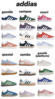 Back To School Shoes Adidas, Addidas Shoes Outfits Summer, What To Wear With Adidas Shoes, Shoes You Need To Have, Cute Shoes For Back To School, Popular Sneakers 2024, Back To School Shoes 2024, Trending Shoes 2024, 2024 Shoes Trends Women