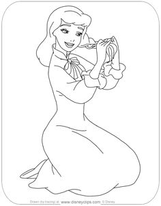 disney princess coloring pages for kids to print out and color on the page with her name