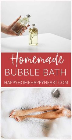 Make Your Own Bubble Bath, How To Make Bath Bubbles, Home Made Bubble Bath, Natural Bubble Bath