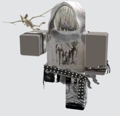 an image of a robot that is holding some kind of object in it's hand