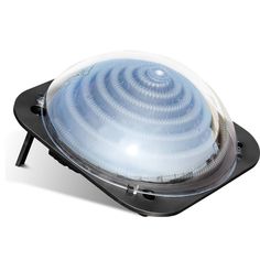 an image of a light that is on top of a black stand with a white background