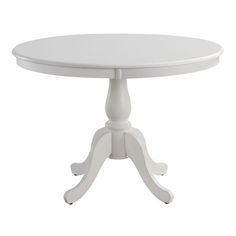 a white table on a white background with no one around it or the table top