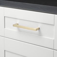 Distinguished by a clean, squared-off silhouette, this pull offers a minimalist aesthetic. With the combination of functionality and a modern contour, you can update your kitchen cabinets or bathroom vanities with this contemporary square bar pull from GlideRite Hardware. Renovating your current cabinet hardware is the most cost effective way to revamp the look of your cabinets and drawers. Constructed of die-cast zinc alloy, these pulls ensure a quality, enduring finish. GlideRite Hardware | Gl Bar Drawer, Brass Cabinet Hardware, Square Bar, Kitchen Cabinet Hardware, Kitchen Hardware, Kitchen Cabinet Handles, Appliance Pull, Cabinet And Drawer Pulls, Hardware Finishes