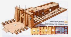 the floor plan for an ancient roman temple