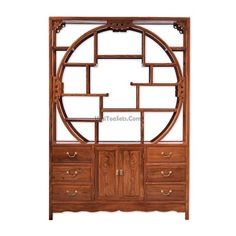 Pterocarpus Erinaceus Wood Curio Display Cabinet Shelf Tropical Interior