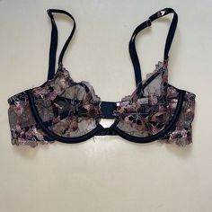 This Is A New With Tags Victoria’s Secret Very Sexy Unlined Low-Cut Demi Bralette. Also This Bralette Is A Pretty Shimmer Floral Pattern That Is See Through And Embroidered. This Bralette Also Has Adjustable Straps. Party Bra With Boning And Underwire, Party Push-up Bra Partially Lined, Party Push-up Partially Lined Bra, Sheer Underwire Bra For Night Out, Sheer Fitted Bra For Party, Party Sheer Fitted Bra, Party Underwire Bra With Lined Body, Victoria's Secret Underwire Bra Partially Lined, Victoria's Secret Padded Bra For Night Out