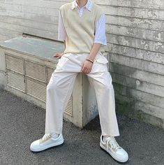 Mens Asian Fashion Streetwear, White Male Outfit Aesthetic, Asian Soft Boy Aesthetic, Soft Pastel Outfits Men, Softboy Outfits Men, Birthday Outfit Men Aesthetic, Cute Mens Outfits Pastel, Men Pastel Outfit, Pastel Aesthetic Outfit Men