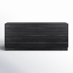 an image of a black dresser on white background