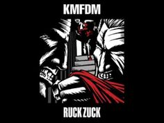 the cover art for kmfdm's rock zuck album, featuring an image of