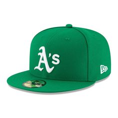 New Era Cap, New Era 59fifty, Oakland Athletics, Fitted Caps, Mens Green, Mens Gift Sets, Fitted Hat, Big Game, Chicago White Sox