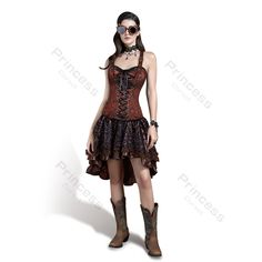 This Dress is fashionable for every occasion. the dress is made-to-order by professional tailors. You can choose from 50 colors, Regular sizes 2 to 16 and plus sizes 14w to 26W. Custom size is also available.. The product details: Color: Brown pirate dress,Black Gothic costume, Decoration: None, Feature: Lace up corset jacquard, Gender: Women, Halloween Costume: Cosplay Dresses for women, Item Type: Bustiers & Corsets, Material: Polyester,Polyester Blends, Material Composition: Jacquard Corset, Fitted Punk Style Costume Dress, Halloween Costume Party Fitted Corset Dress, Punk Style Fitted Costume Dress, Fitted Sleeveless Corset Dress For Halloween, Fitted Overbust Corset Dress For Costume Party, Steampunk Corset Dress For Halloween Party, Steampunk Overbust Dress For Costume Party, Steampunk Costume Dress With Overbust, Steampunk Costume Dress With Overbust Shape