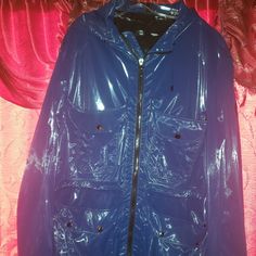 Mens Gucci Jacket Rain Trench Coat, Sz 54 Us Xl, Excellent Condition You Can See The Pictures Gucci Hooded Outerwear For Streetwear, Gucci Outerwear With Pockets For Streetwear, Gucci Hooded Winter Outerwear, Designer Blue Gucci Outerwear, Blue Designer Gucci Outerwear, Blue Gucci Winter Outerwear, Designer Gucci Hooded Outerwear, Casual Blue Gucci Outerwear, Rain Trench Coat