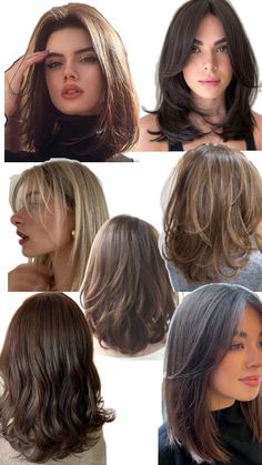 Haircuts To Make You Look Older, Long Layer Vs Short Layers, 2000s Hair Short, Hair Styles For Heart Face, 90s Haircuts Layers, Butterfly Cut Hair Medium Round Face, 90s Hair Long, 00s Haircut, Medium Hair Blowout Style