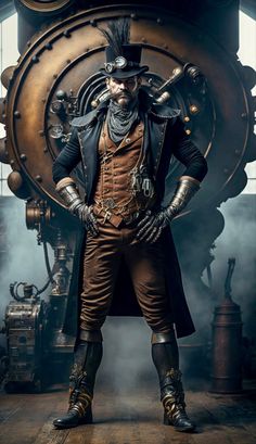 Steampunk Villian, Steampunk Aesthetic Outfit, Steampunk Engineer, Dieselpunk Fashion, Steampunk Vampire, Men Steampunk, Male Steampunk, Steampunk Character, Steampunk Illustration