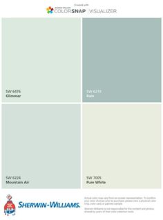 the color scheme for sherylin williams's paint