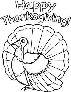 a happy thanksgiving turkey with the words happy thanksgiving on it's back and an image of