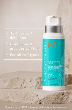 What it is: An all-in-one curl-styling solution for frizz-free, well-defined curls. Who it's for: For wavy to curly hair.What it does: This argan-infused curl styler increases the bounce and movement of naturally curly and wavy hair, and leaves a gentle, touchable hold and a soft, silky texture. How to use: After shampooing and conditioning, apply 1–2 pumps to towel-dried hair. Distribute the product throughout your hair and diffuse to activate and define curls. For a more relaxed curl, let hair Curl Defining Cream, Air Dry Hair, Defined Curls, Frizz Free, Moroccan Oil, Naturally Curly, Curly Girl, Curled Hairstyles, Wavy Hair