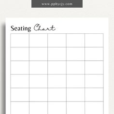 Classroom Seating Chart Printable Template – Digital Download for Organizing and Managing Student Seating Arrangements in the Classroom Grouping Students, Seating Chart Classroom, Classroom Seating, Classroom Layout, Positive Learning, New Teacher, Schedule Planner, Planner Organiser, Classroom Setup