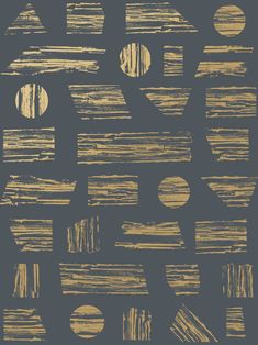 an abstract pattern made up of wood grains and circles on a dark blue background