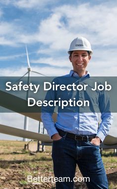 a man standing in front of a wind turbine with the words environmental engineer interview questions