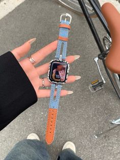 Introducing our Cute Blue Denim Leather Bracelet iWatch Band! Elevate your Apple Watch style with this adorable and fashionable accessory. Designed to fit Series 1, 2, 3, 4, 5, 6, 7, 8, 9, and Ultra Generation, and available in various sizes including 38mm, 40mm, 41mm, 42mm, 44mm, 45mm, and 49mm, this strap is perfect for adding a touch of charm and elegance to your wrist. The combination of cute blue denim and leather creates a unique and eye-catching look that will make your Apple Watch stand Apple Watch Style, Apple Watch Stand, Watch Stand, Houndstooth Pattern, Apple Watch Strap, Pattern Mixing, Mixing Prints, Light Denim, Watch Strap