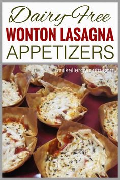 freezer lunch lasagna cups with text overlay