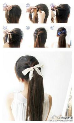 braid above ponytail Chic Hairstyles, Hairstyles For School, Ponytail Hairstyles, Down Hairstyles, Hair Hacks