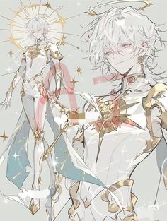 Angel Oc Reference, Angelic Oc Art, Prince Design Character, Fantasy Oc Inspiration, Biblical Angel Oc, Angelic Clothes Male, Divine Character Design, Angelic Outfits Drawing, Godly Character Design