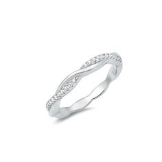 Small and dainty twisted Infinity band ring with sparkling Cubic Zircon stones. Ring band is designed to stack perfectly with engagement ring or wear it separately. Great for many occasions: wedding, promise ring, mothers day gift, stacking ring. Metal: Sterling Silver with Platinum overlay (Platinum Family). Stones: Clear CZ stones Sizes: 5 to 10 band width: 3mm Whole sizes only. Production 2-5 business days Shipping options available at checkout Stackable Twisted Rings For Promise, Modern Twist Stackable Rings For Promise, Modern Twist Stackable Twisted Promise Rings, Modern Twist Stackable Diamond Promise Ring, Elegant Twisted Stackable Promise Rings, Adjustable Infinity Stackable Rings With A Modern Twist, Modern Twist Infinity Stackable Rings, Modern Twisted Shape Promise Ring, Modern Twisted Promise Ring