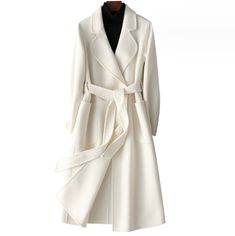 Womens Trench Coat, Long Overcoat, Fur Clothing, Wool Trench Coat, Long Coats, Belted Jacket, Outwear Jackets, Fall Fabric, Fall Coat